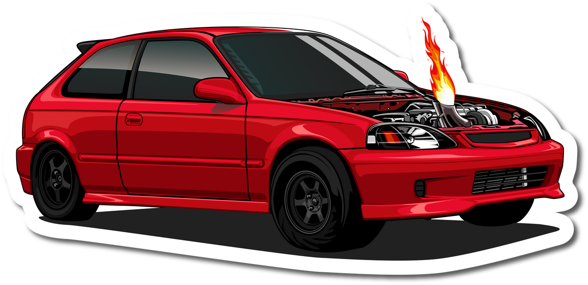 The Hatch Sticker BoostedBoiz