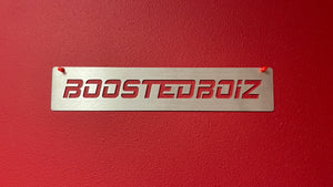 Metal BoostedBoiz Shop Sign