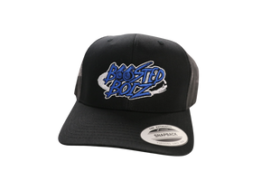 Boostedboiz Black/Blue trucker hat