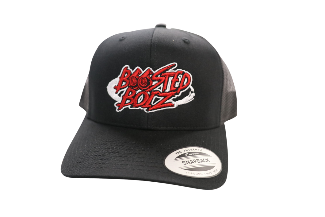 Red logo/Black Trucker Hat