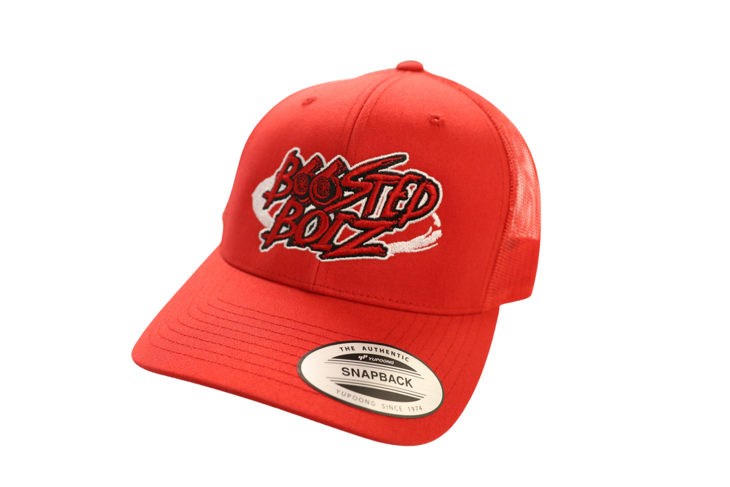 Boostedboiz Red trucker hat