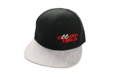 Boostedboiz Black/Red/Grey Flat Bill Hat