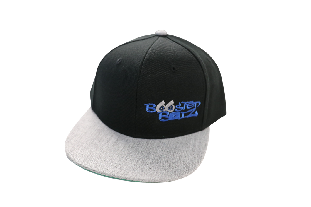 Boostedboiz Black/Blue/Grey Flat Bill Hat