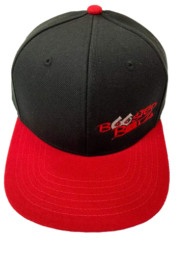 Red/Black Flat Bill Hat